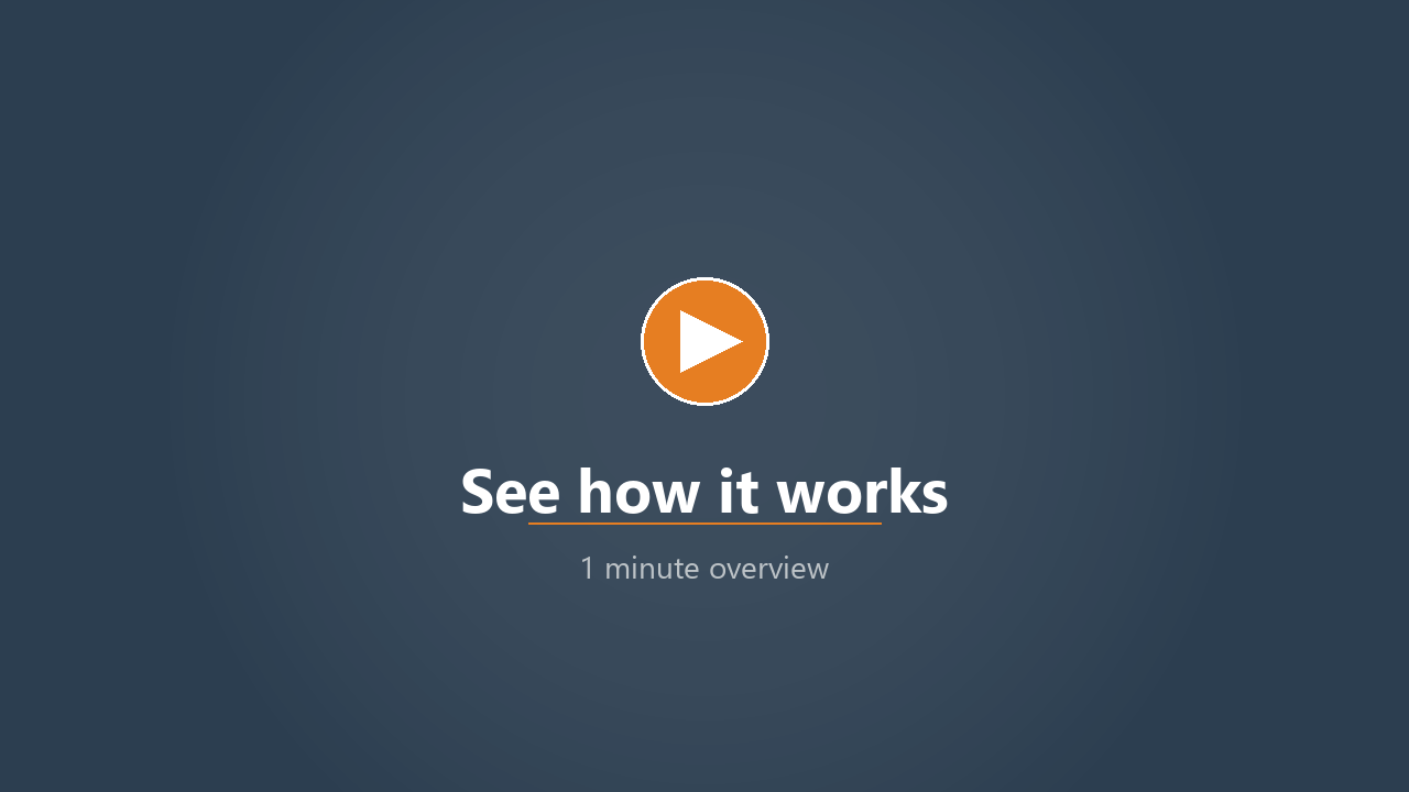 See how it works - Click to play